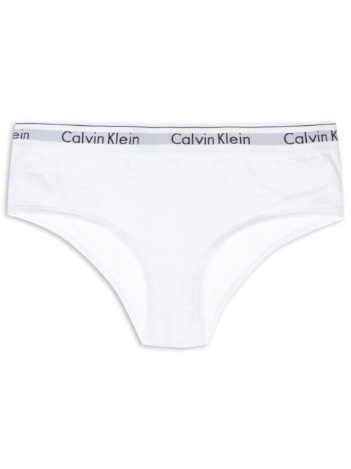 Calcinha Tanga Larga Modern Cotton – Branco
