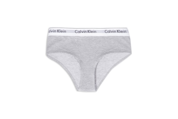 Calcinha Tanga Larga Modern Cotton - Cinza 
