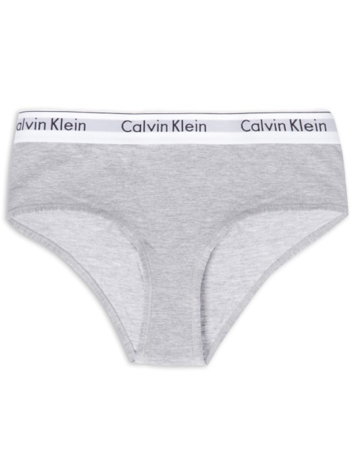 Calcinha Tanga Larga Modern Cotton - Cinza