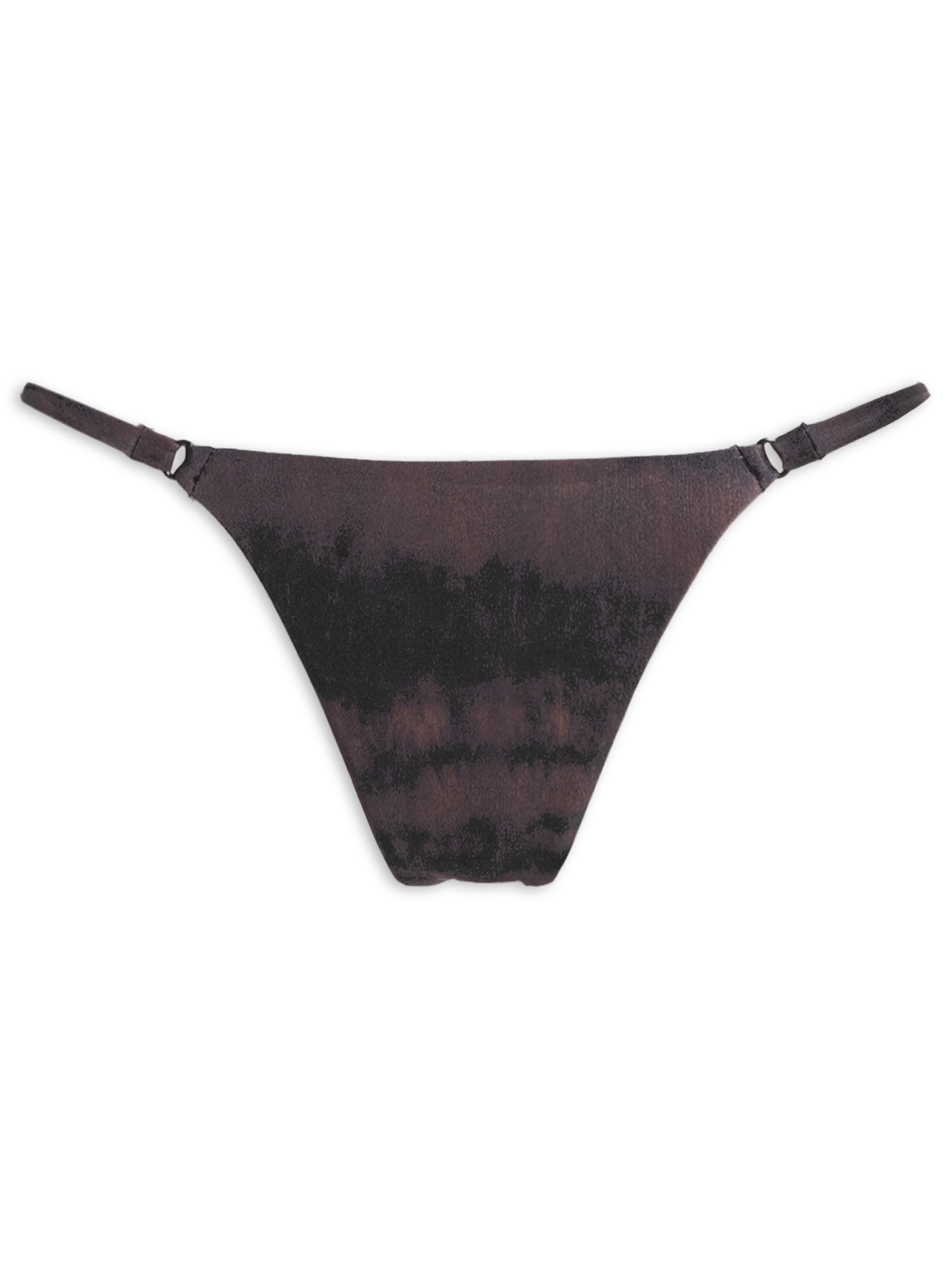 Calcinha Tanga Lateral Estreita Estampada Preto Cia Marítima