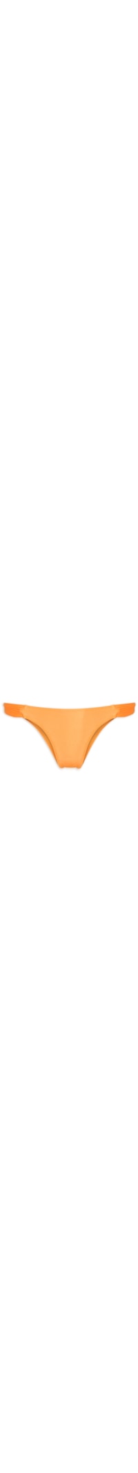 Calcinha Tanga Lateral Larga Lisa - Laranja