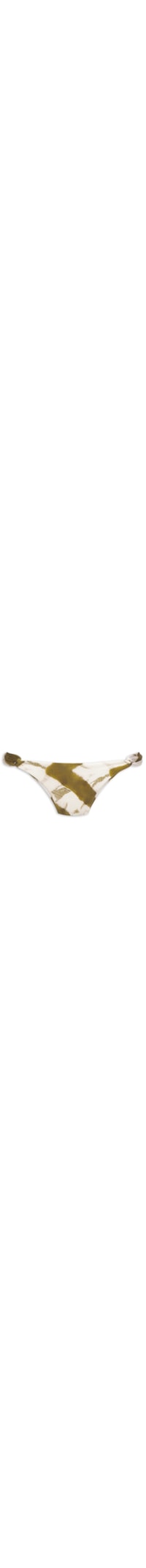 Calcinha Tanga Lateral Média Estampado - Verde