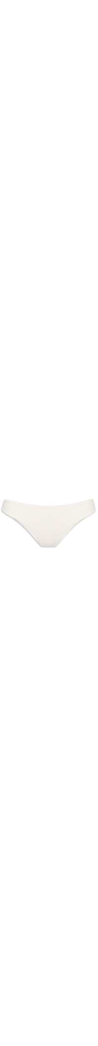 Calcinha Tanga Lateral Média Lisa - Branco
