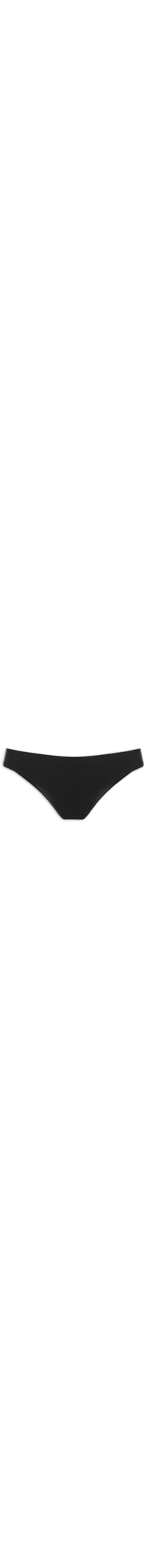 Calcinha Tanga Lateral Média Lisa - Preto