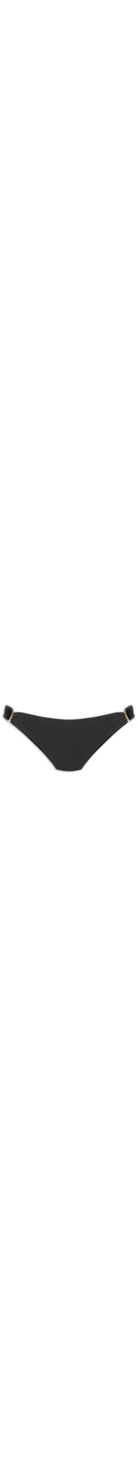 Calcinha Tanga Lateral Média Lisa - Preto