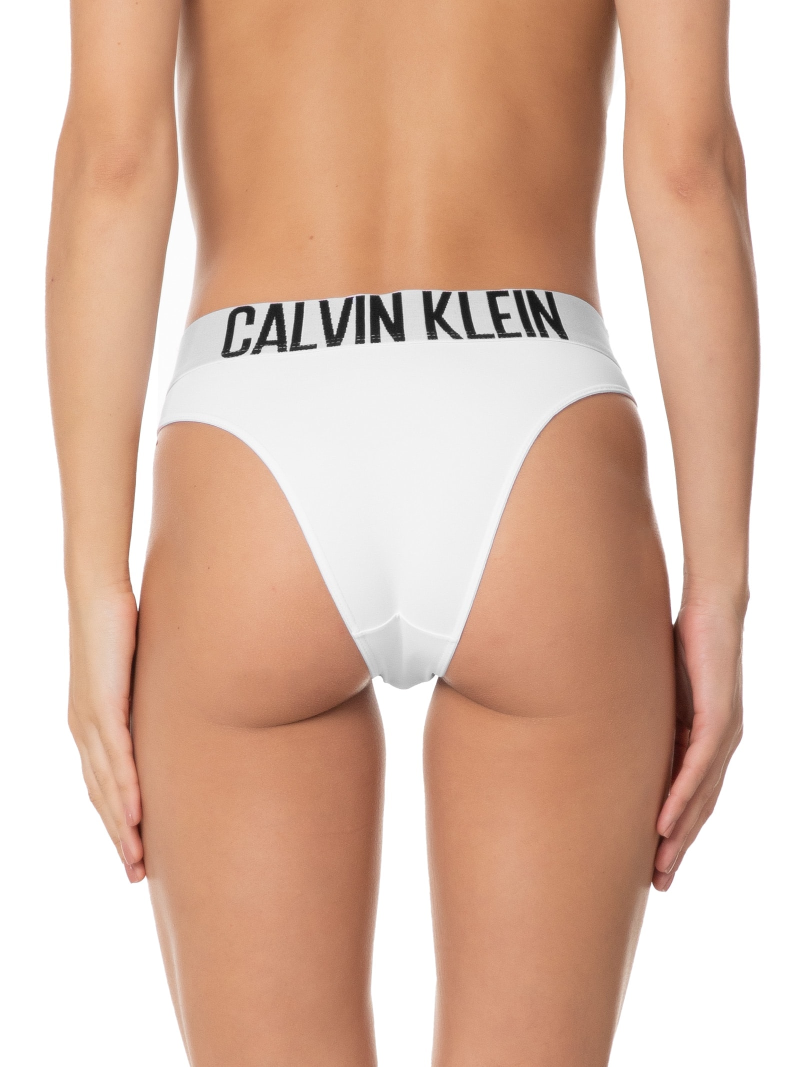 Calcinha Tanga Micro Intense Power Branco Calvin Klein Underwear