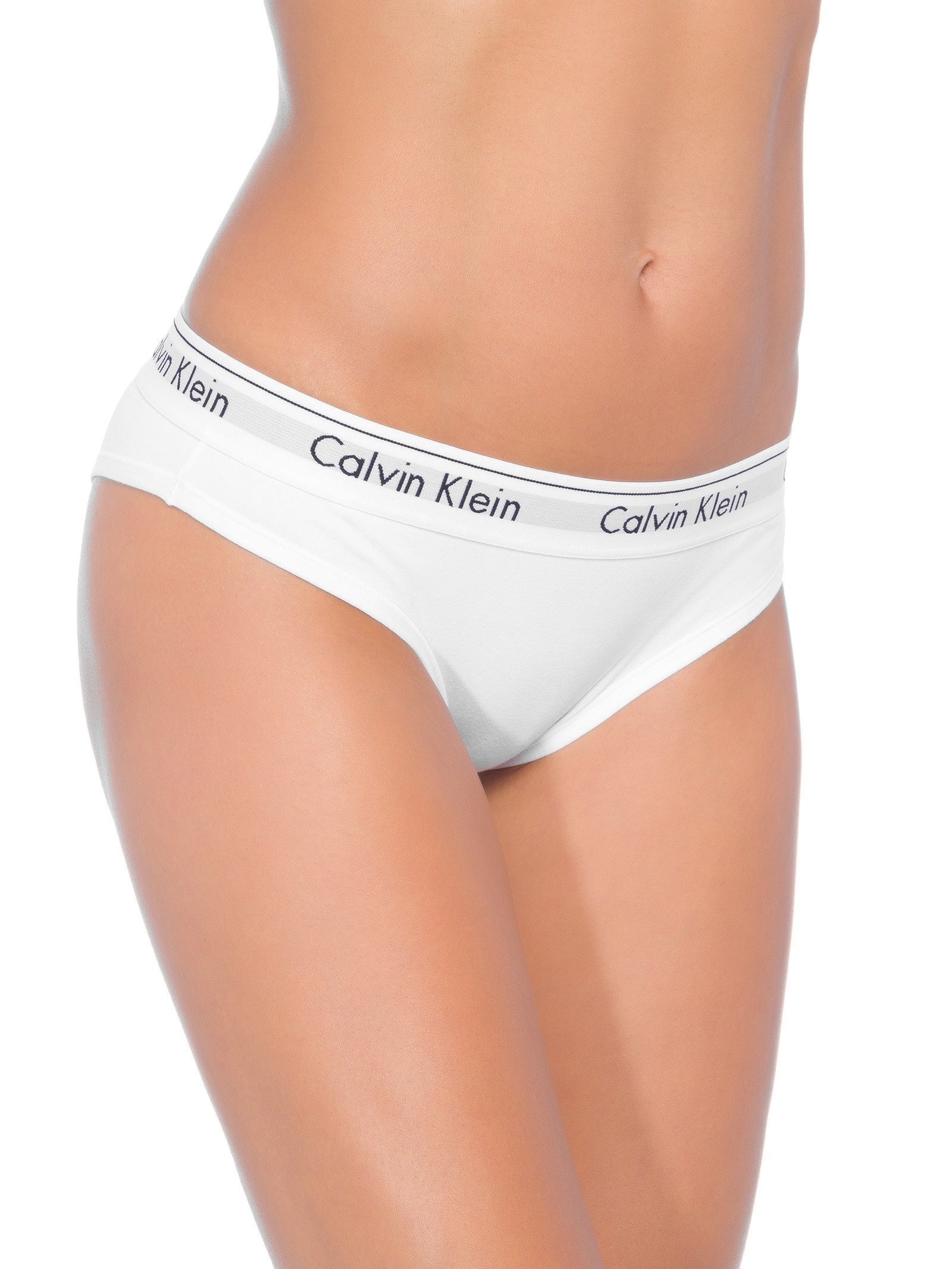 Calcinha Tanga Modern Cotton Branco Calvin Klein Underwear