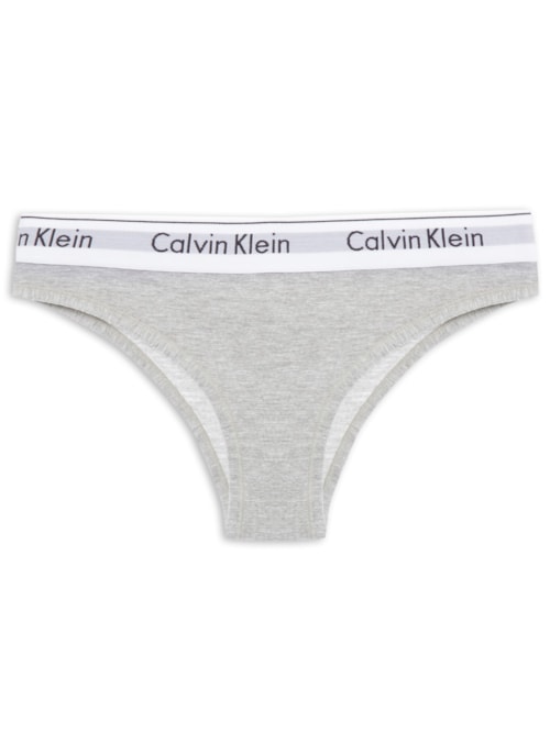 Calcinha Tanga Modern Cotton – Cinza