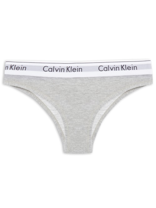 Calcinha Tanga Modern Cotton - Cinza