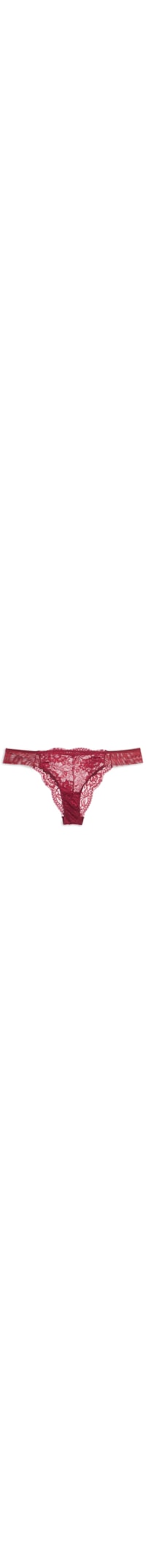 Calcinha Tanga Renda Classic Lace - Vermelho