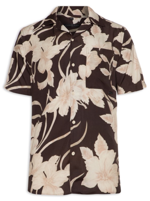 Camisa Blossom – Marrom