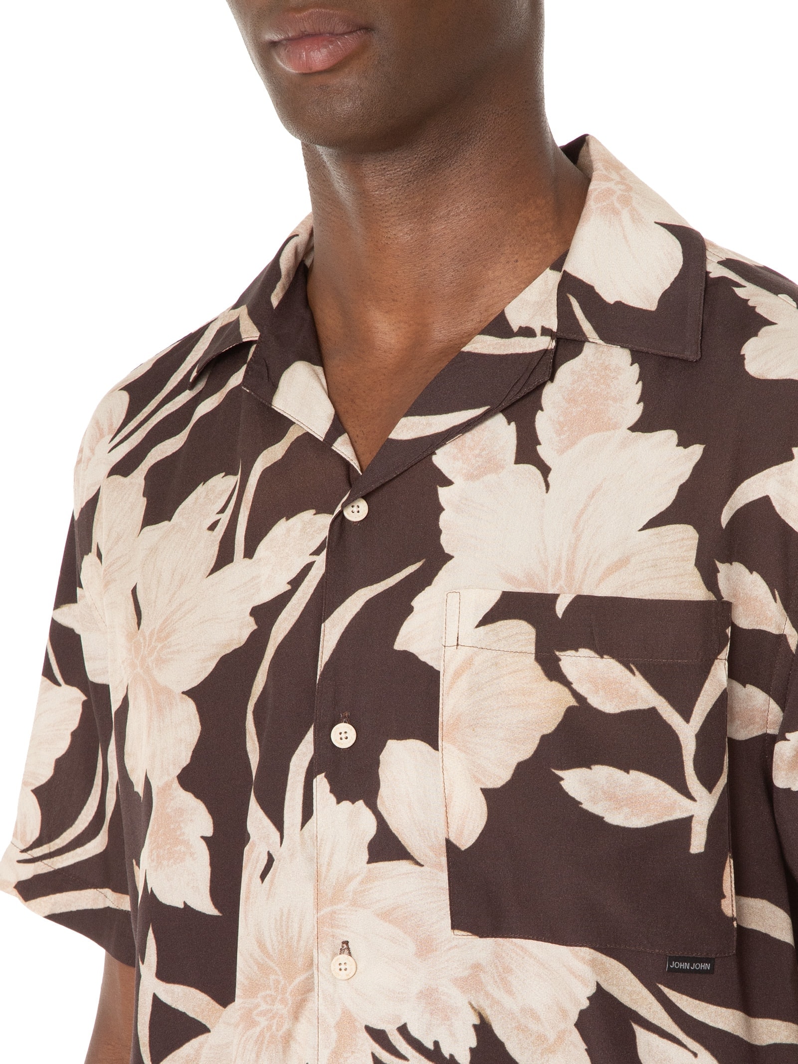Camisa Blossom Marrom John John