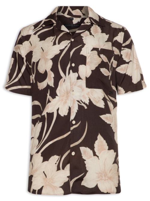 Camisa Blossom – Marrom