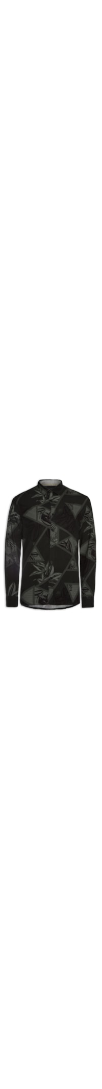 Camisa Camuflada - Preto