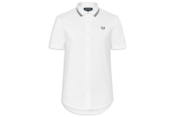 Camisa Casual Masculina Collar - Branco