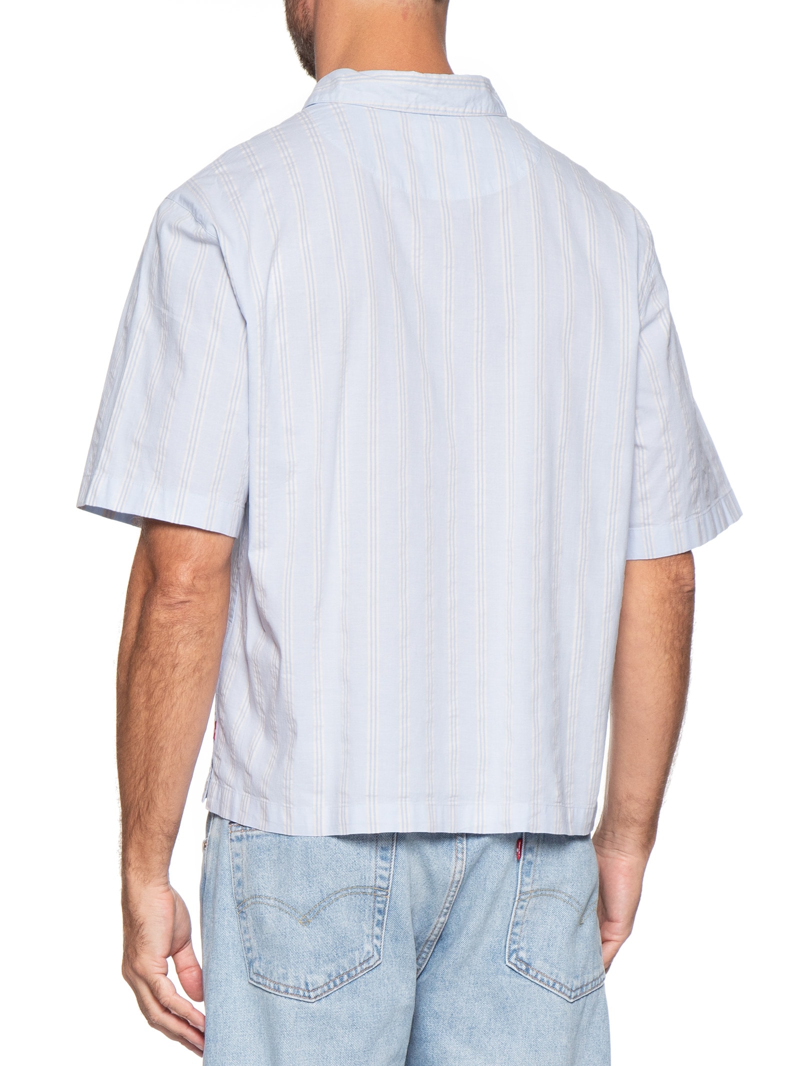 Camisa Casual Masculina Loose Fit Lama Boxy Azul Levi's