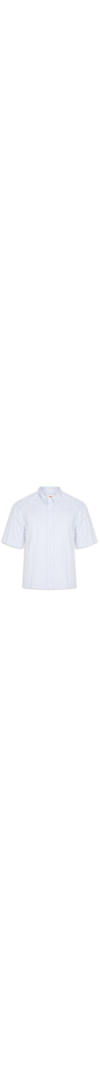 Camisa Casual Masculina Loose Fit Lama Boxy - Azul