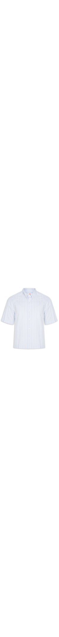 Camisa Casual Masculina Loose Fit Lama Boxy - Azul