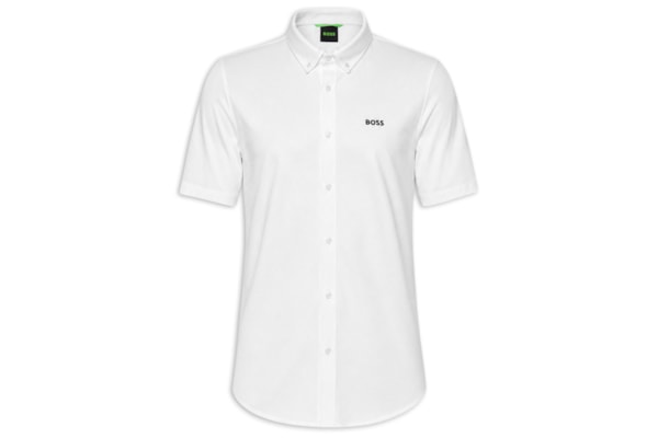 Camisa Casual Masculina Manga Curta ST Motion S - Branco
