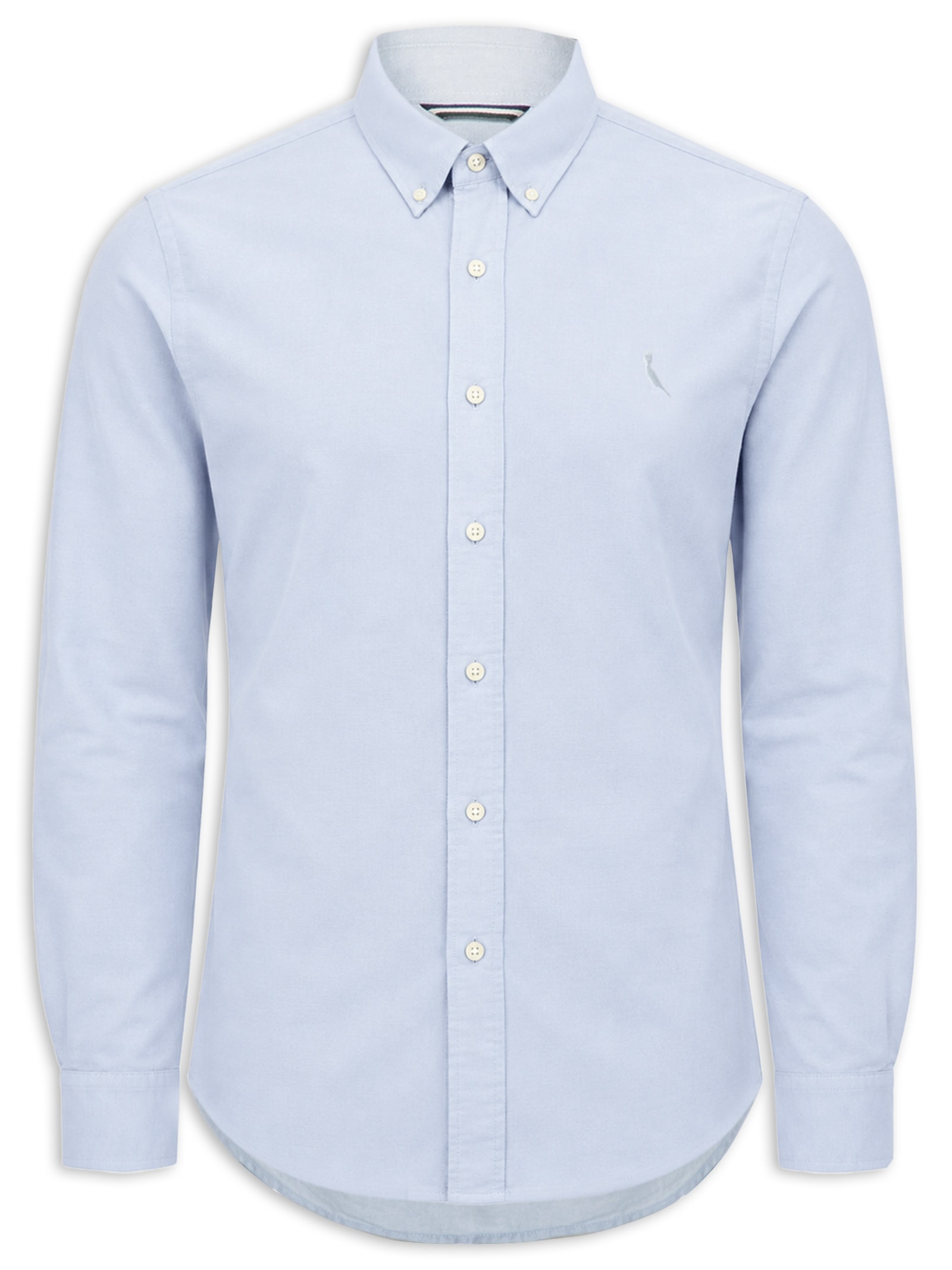 Camisa Casual Masculina Manga Longa Jorah Pana Azul Reserva