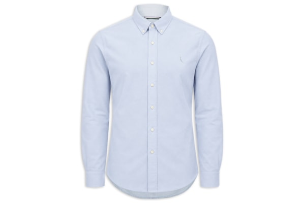 Camisa Casual Masculina Manga Longa Jorah Pana - Azul