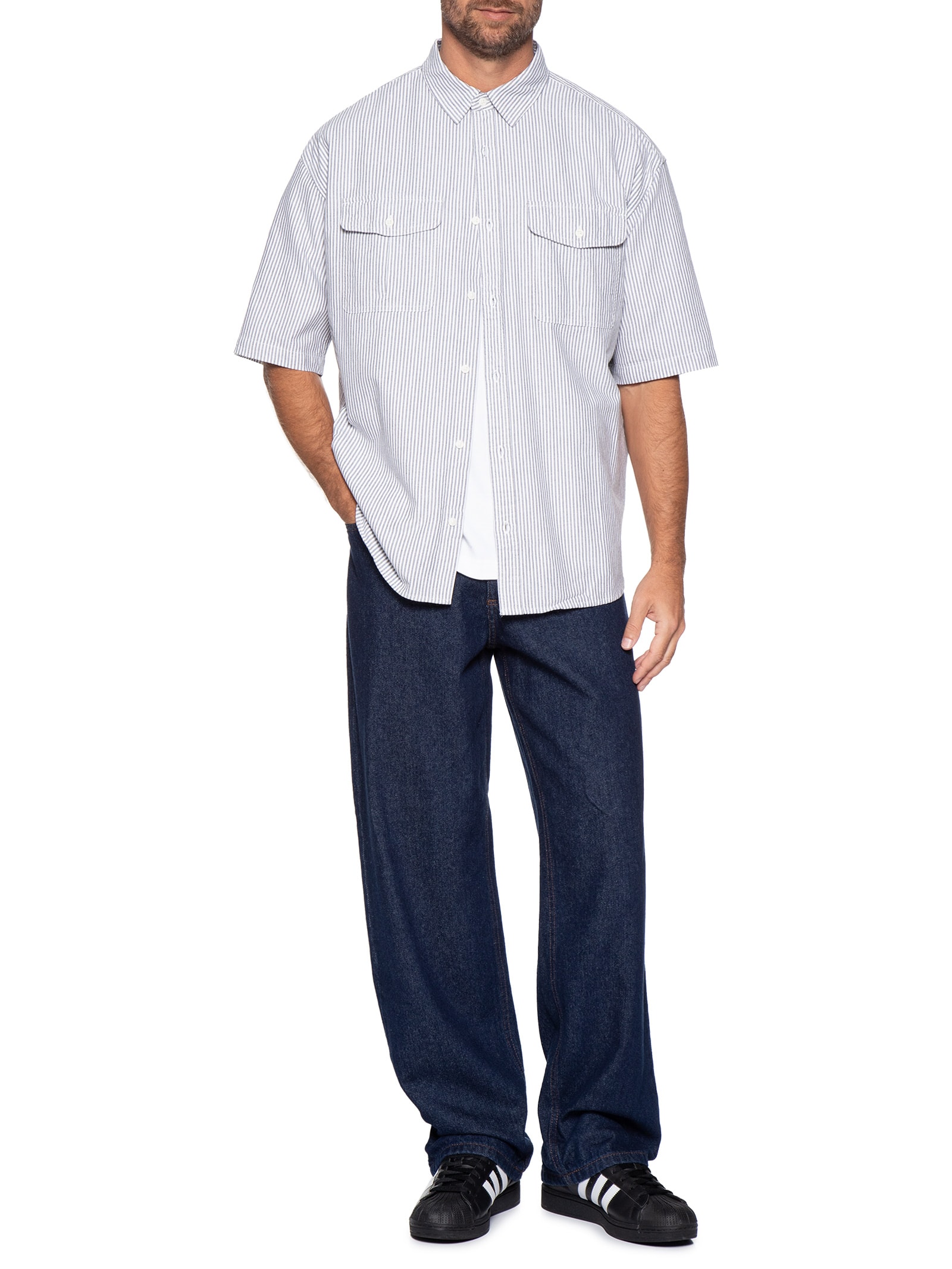 Camisa Casual Masculina Pacífica Loose Preto Levi's