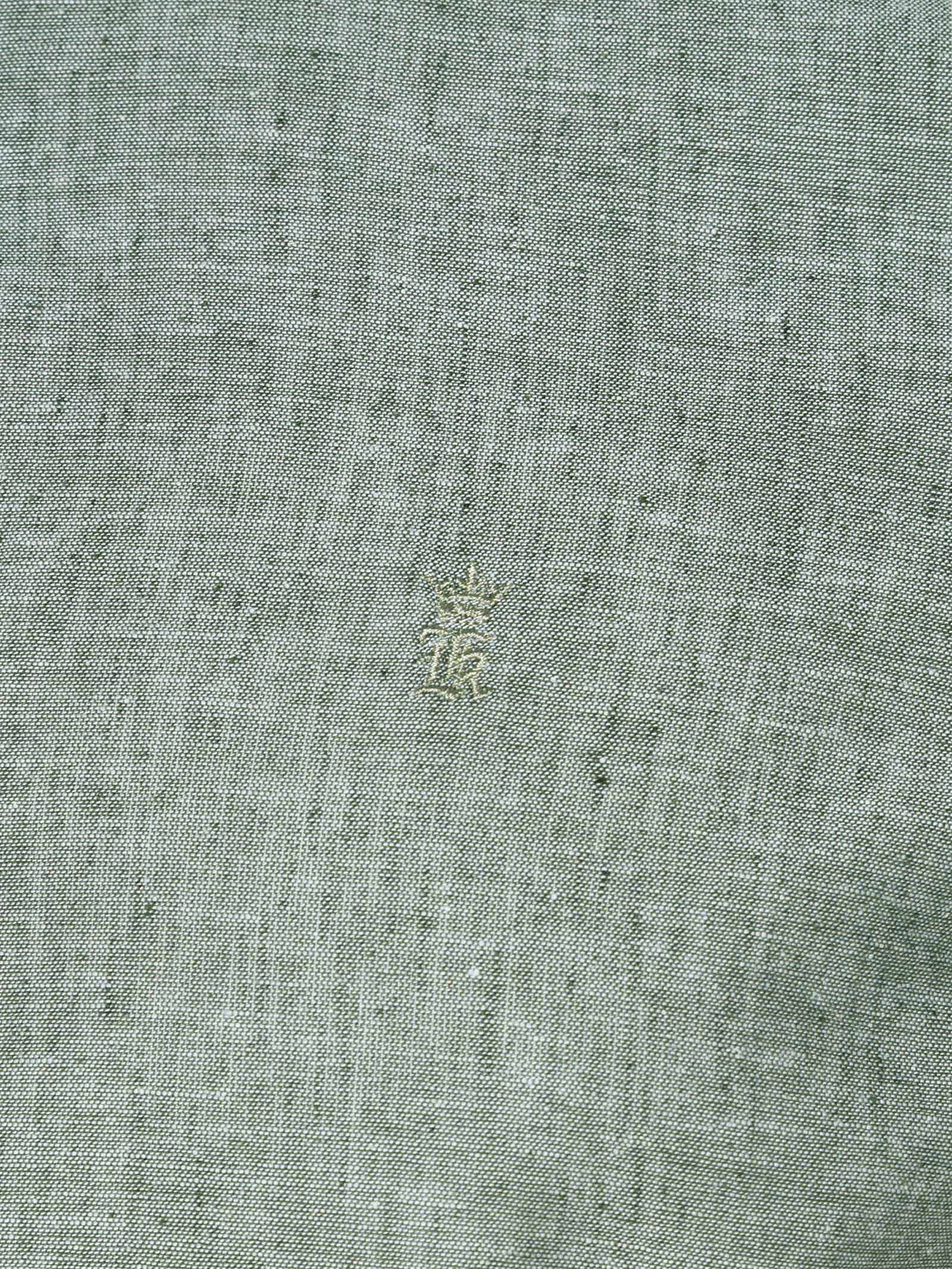 Camisa Casual Masculina Regular Fit Em Linho Verde Sergio K