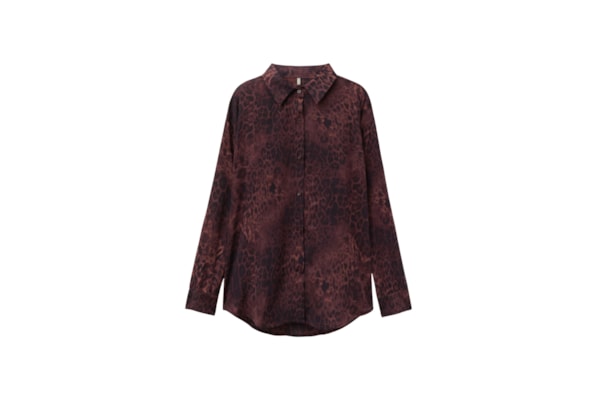 Camisa Dark Animalier - Marrom