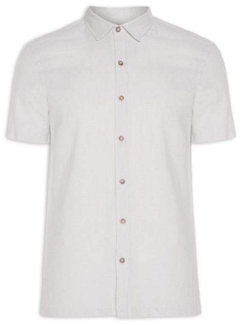 Camisa De Linho Antigua – Bege