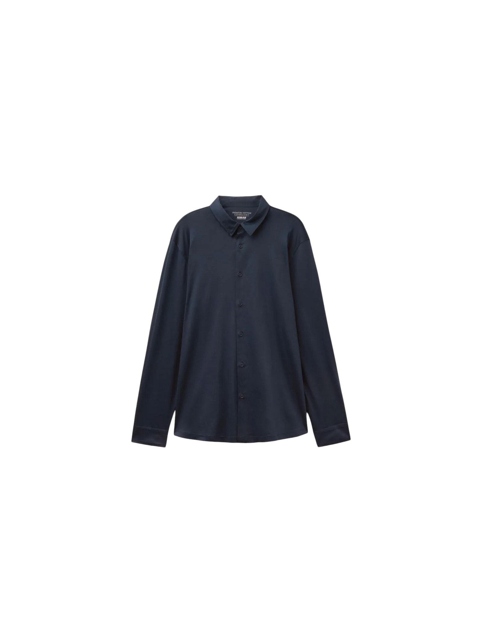 Camisa De Manga Comprida Em Algodão Premium Superlight Azul Intimissimi