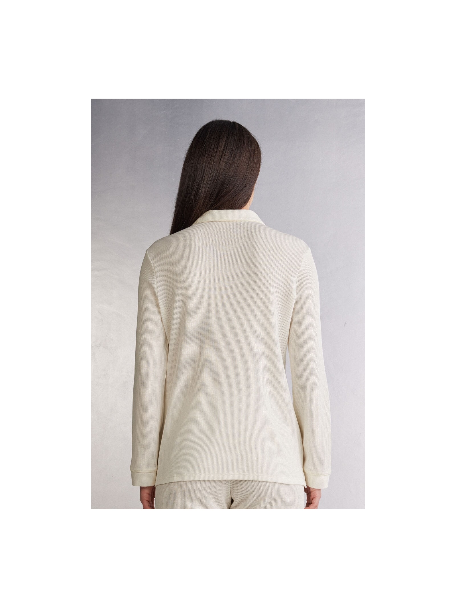 Camisa De Manga Comprida Glisten In The Light Marfim Intimissimi