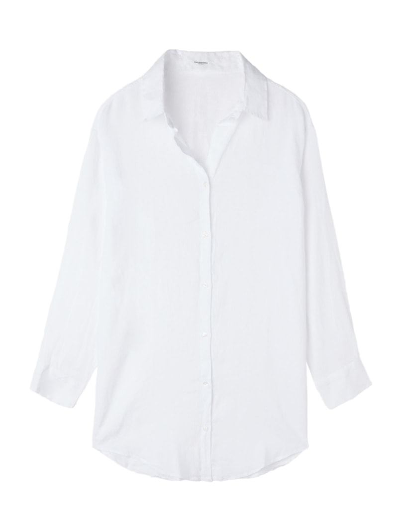 Camisa Em Linho – Branco, Calzedonia