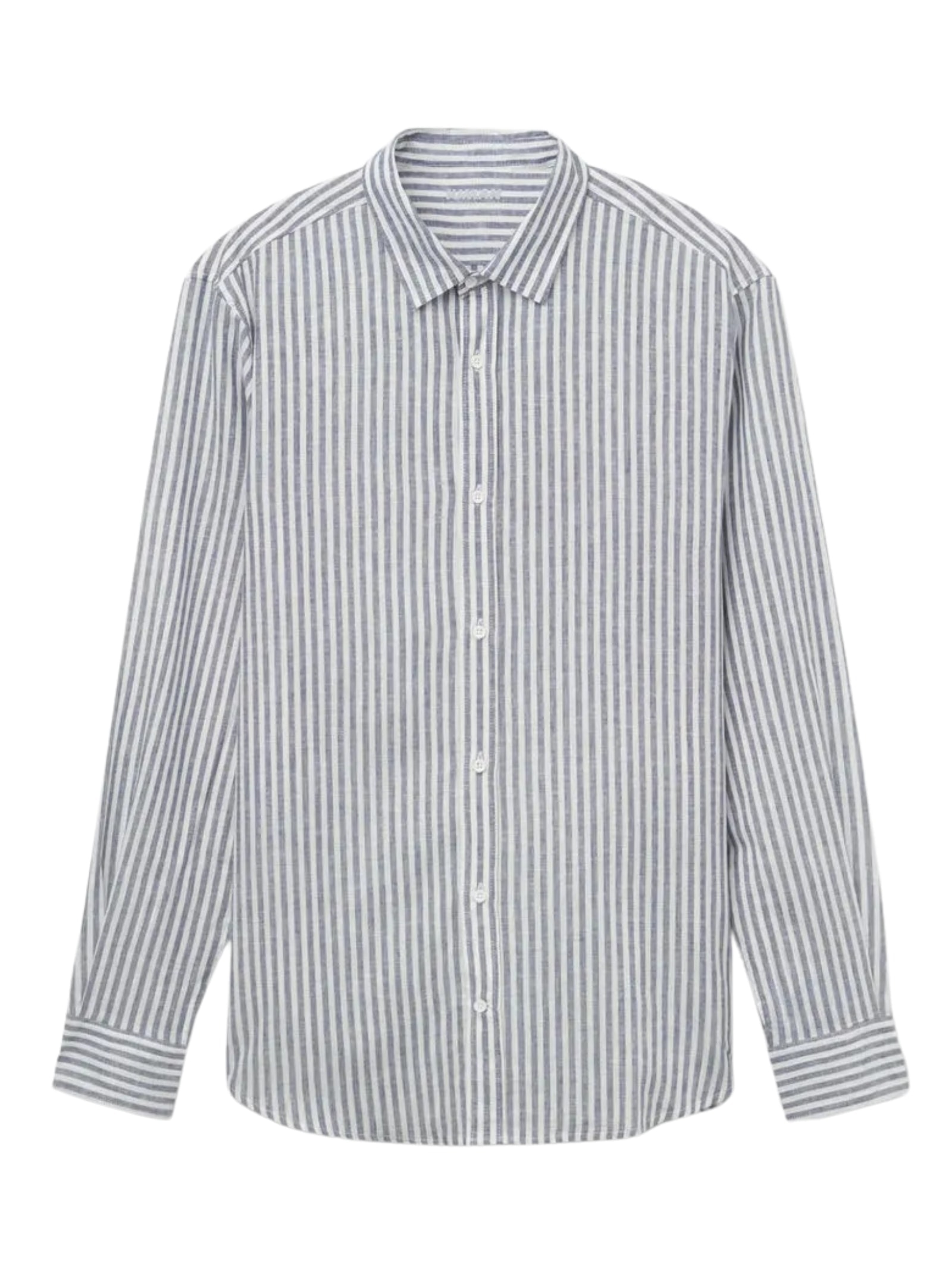 Camisa Em Linho e Algodão Azul Intimissimi