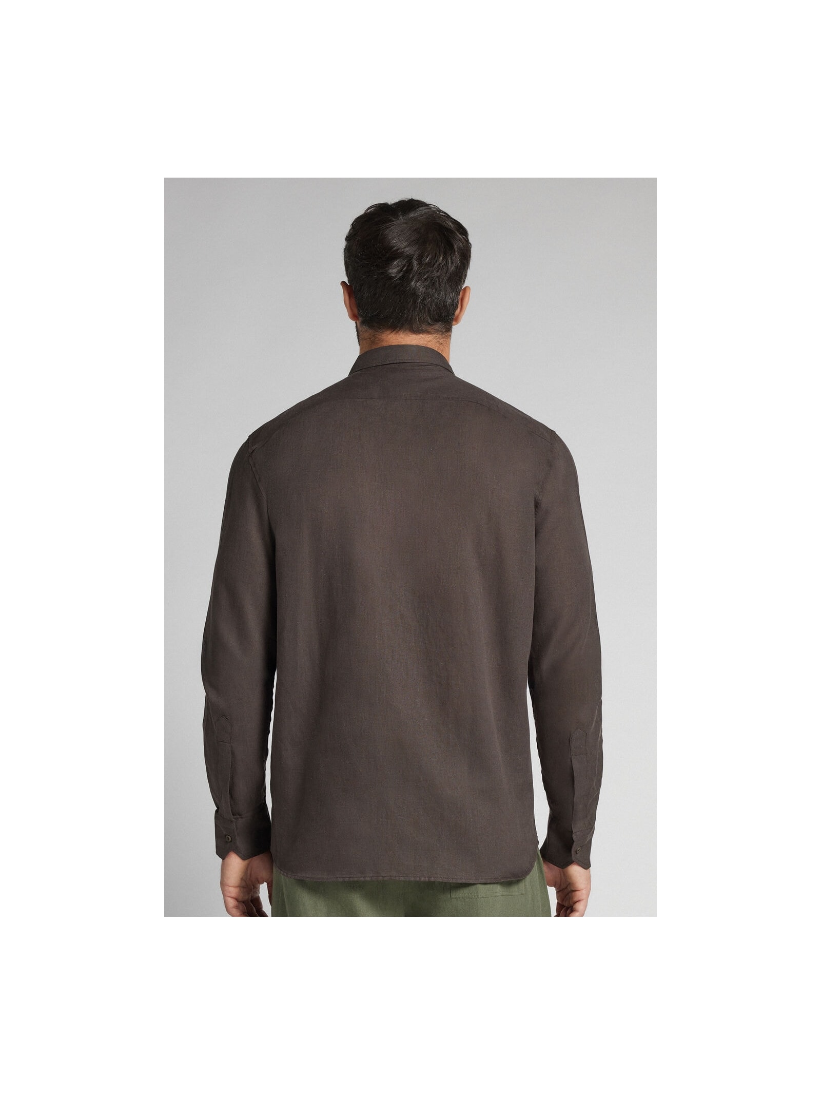 Camisa Em Linho e Algodão Marrom Intimissimi
