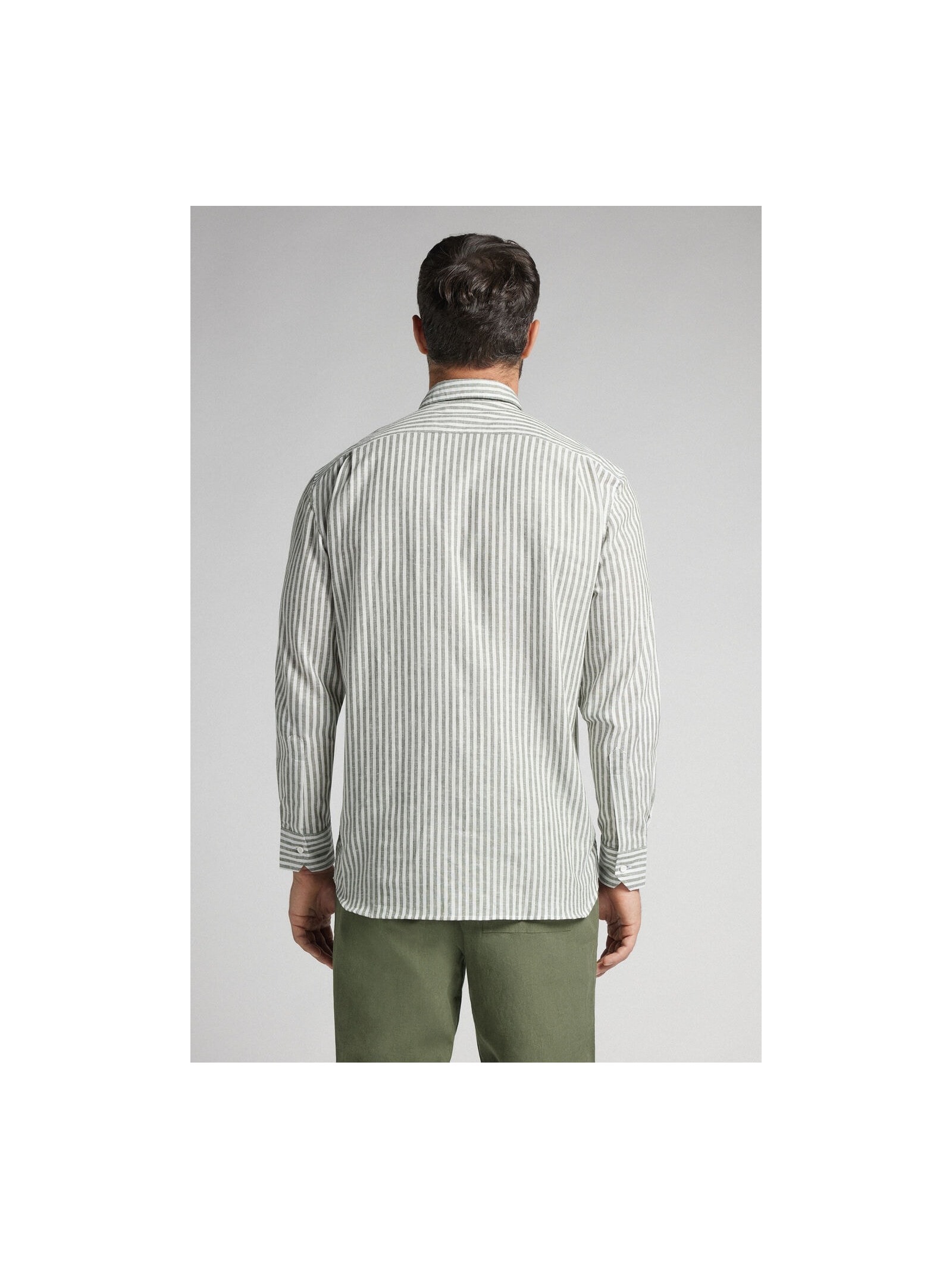 Camisa Em Linho e Algodão Verde Intimissimi