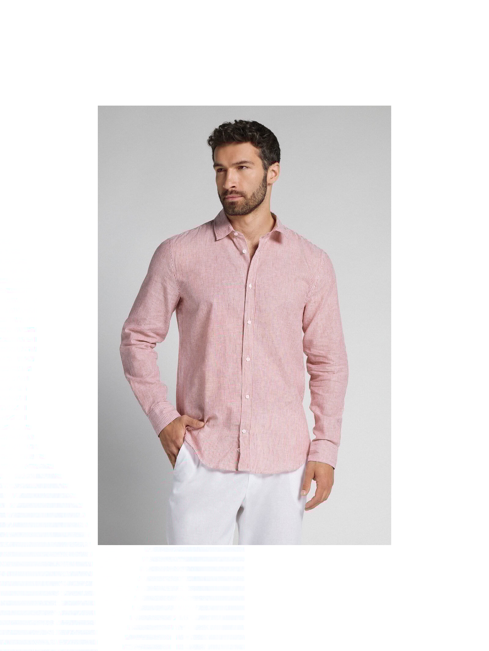Camisa Em Linho e Algodão Vermelho Intimissimi