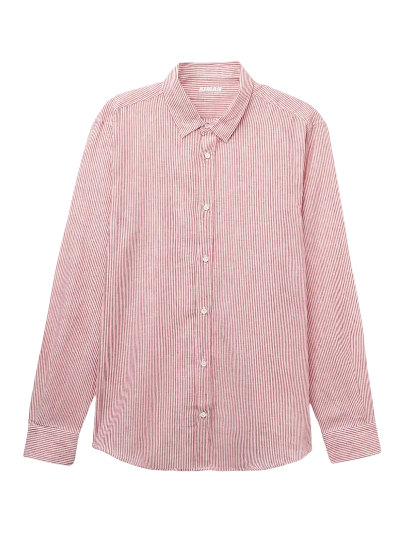 Camisa Em Linho e Algodão Vermelho Intimissimi