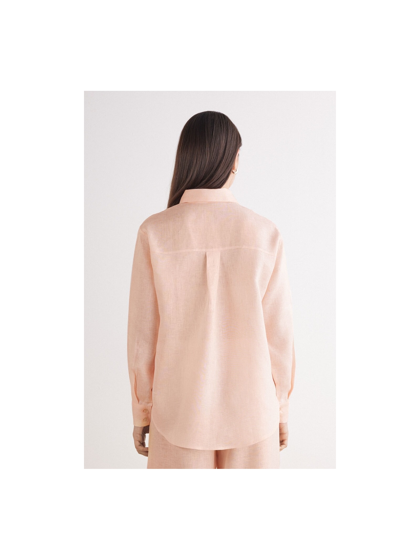 Camisa Em Linho The Pure Linen Rosa Intimissimi