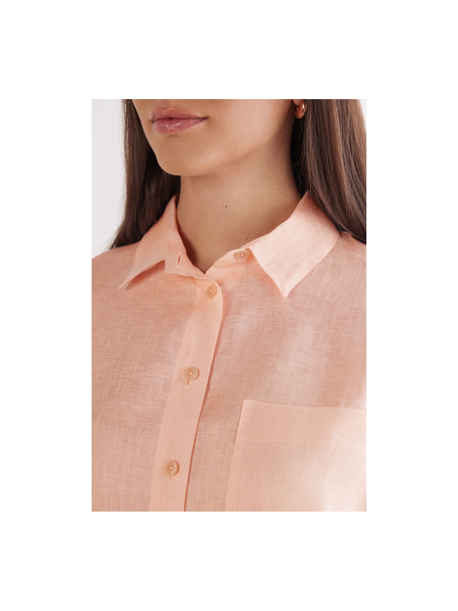 Camisa Em Linho The Pure Linen Rosa Intimissimi