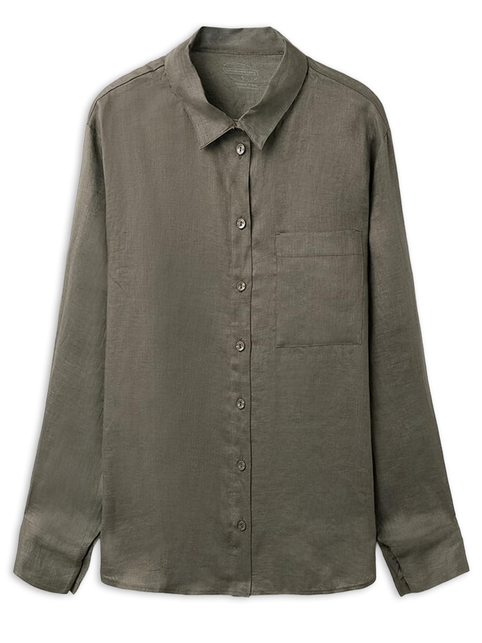 Camisa Em Linho The Pure Linen Verde Calzedonia