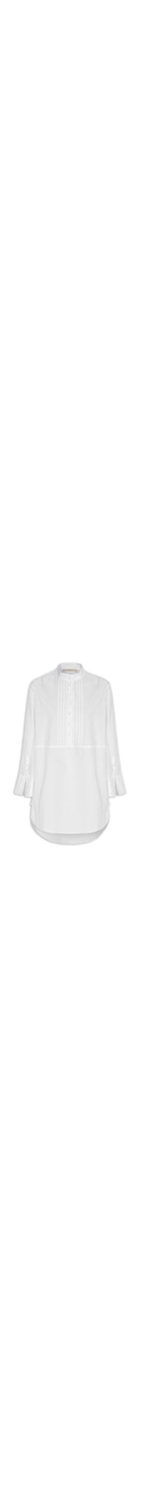 Camisa Feminina Abotoamento Lateral - Branco