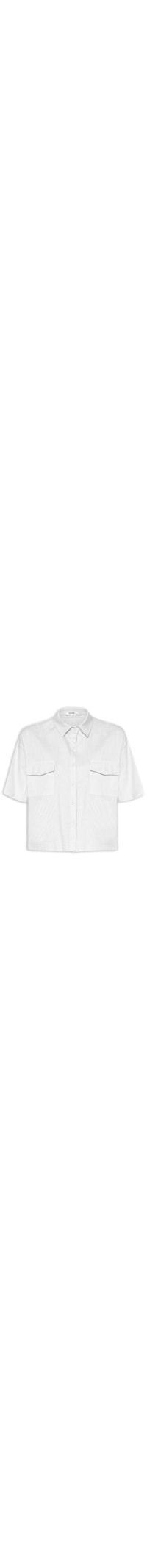 Camisa Feminina Alfaiataria Básica - Branco