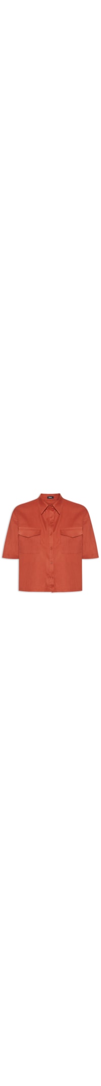 Camisa Feminina Alfaiataria Básica - Vermelho