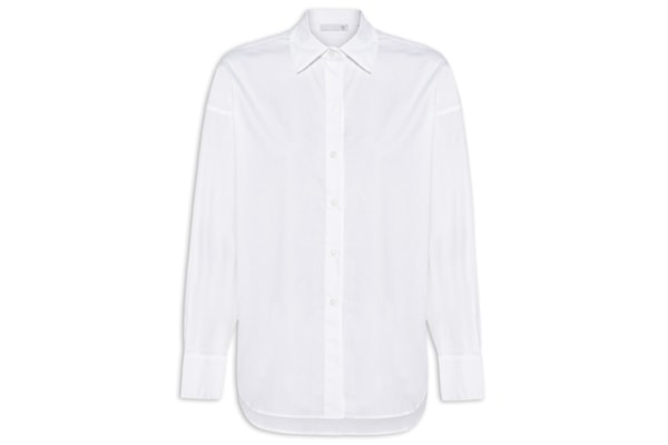Camisa Feminina Alongada - Off White