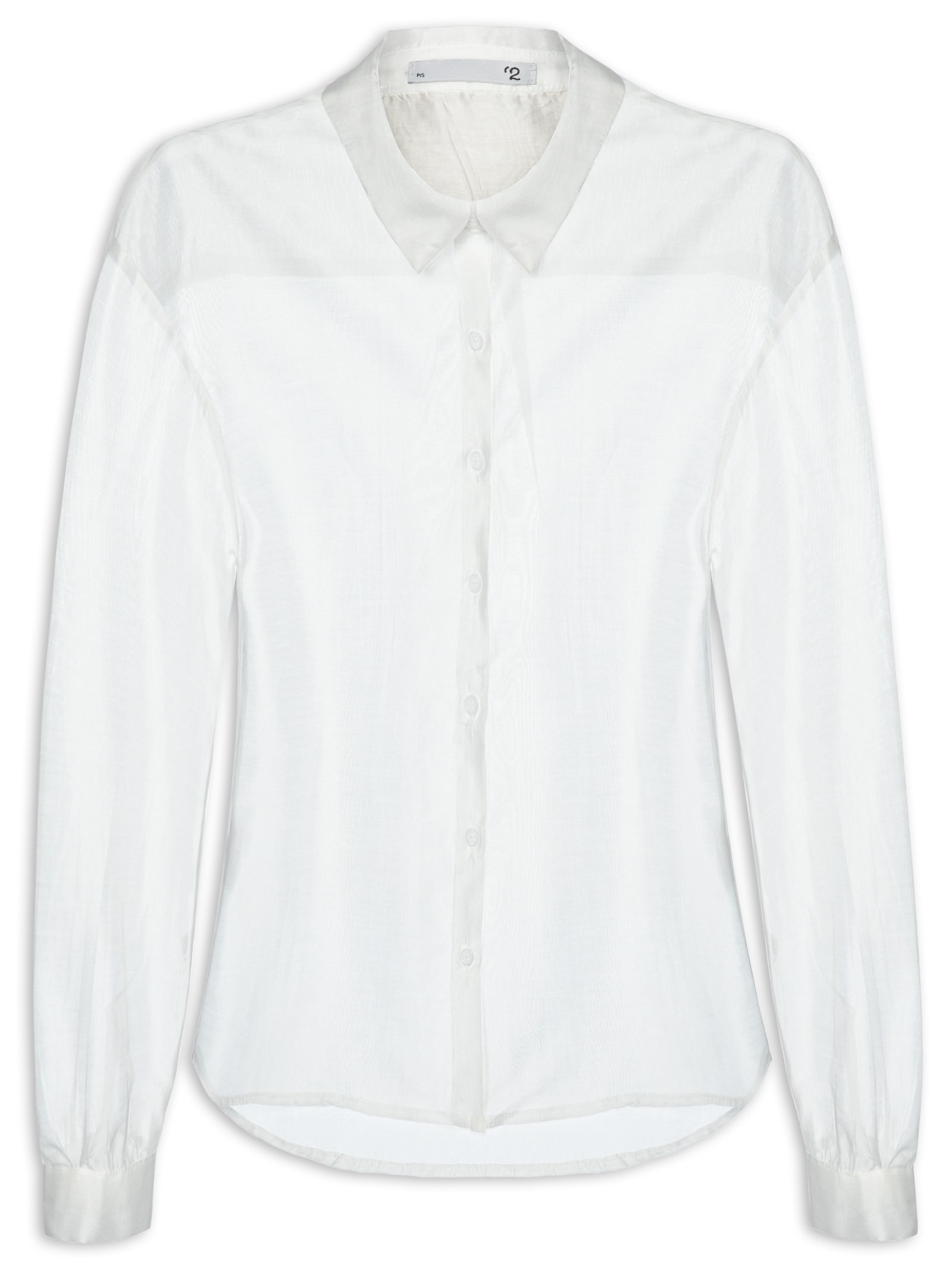 Camisa Feminina Ampla Off White '2Essential