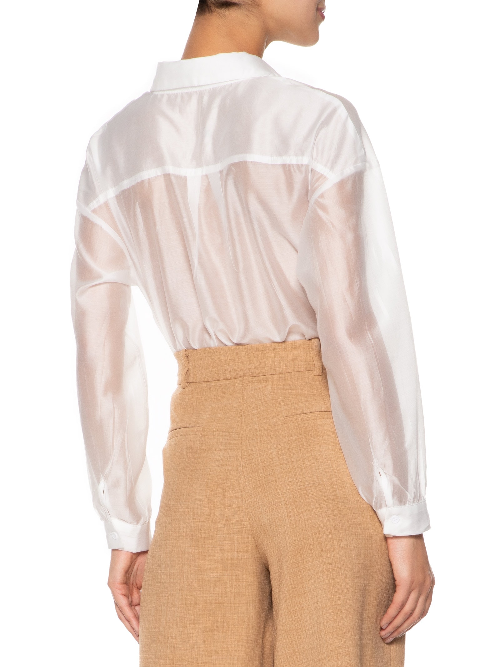 Camisa Feminina Ampla Off White '2Essential