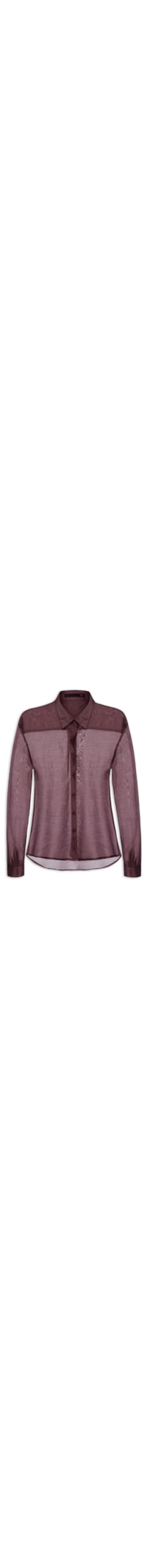 Camisa Feminina Ampla - Vinho