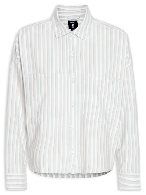 Camisa Feminina Antica Boxy Ls Shirt – Cinza