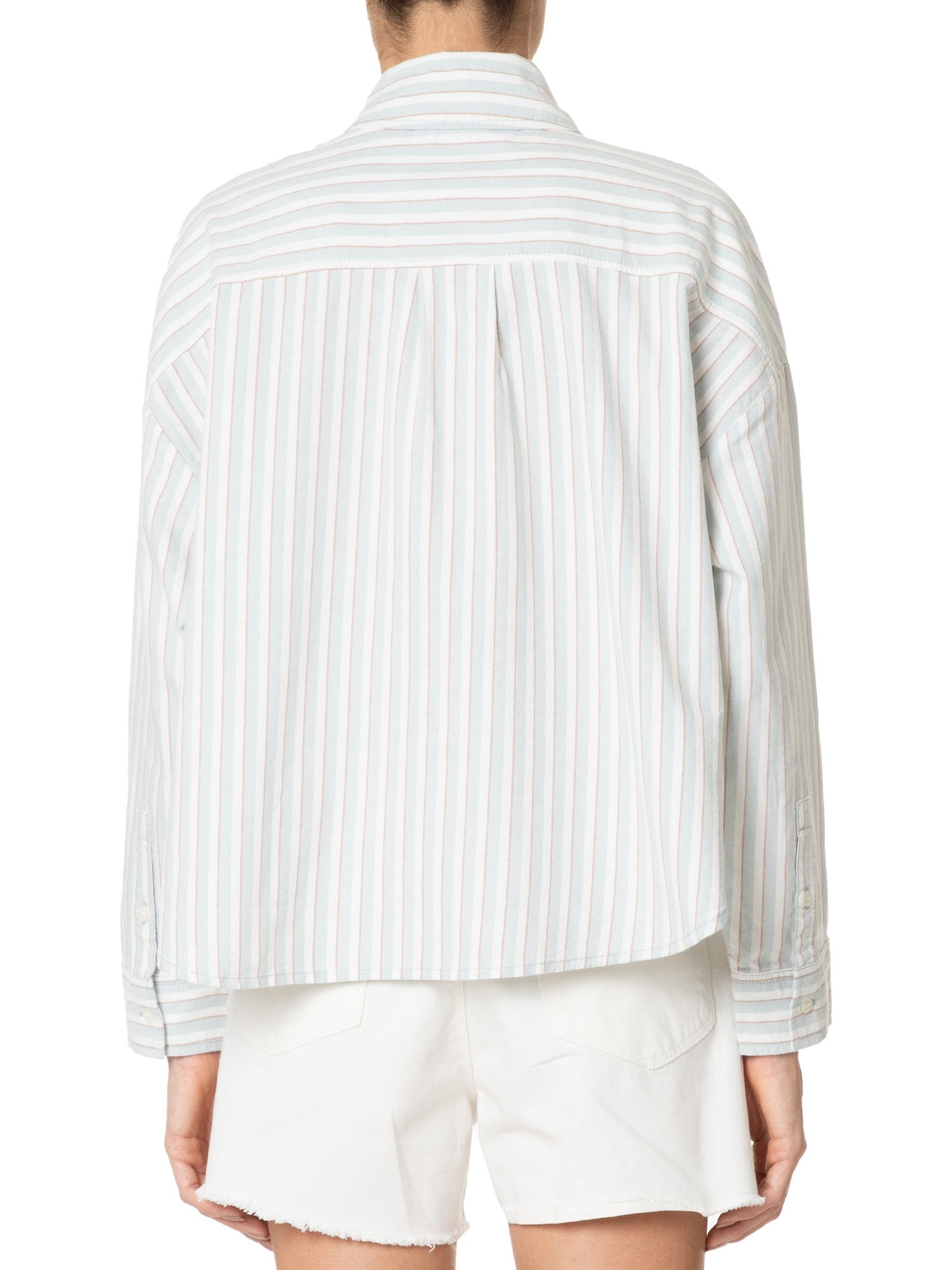 Camisa Feminina Antica Boxy Ls Shirt Cinza Vans