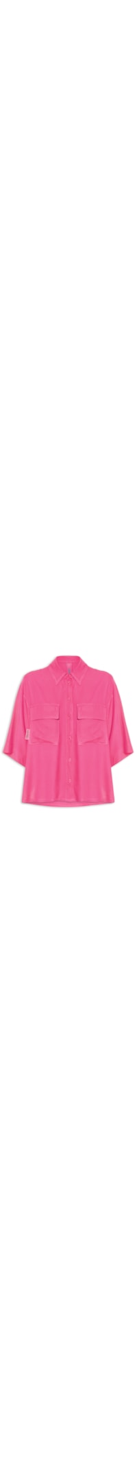 Camisa Feminina Assimétrica - Rosa